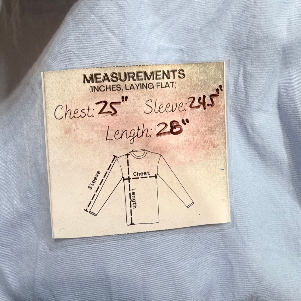 Zara Man Edition AW23 Light Blue Long Sleeve Button Down Shirt Large Relaxed Fit - Picture 6 of 6
